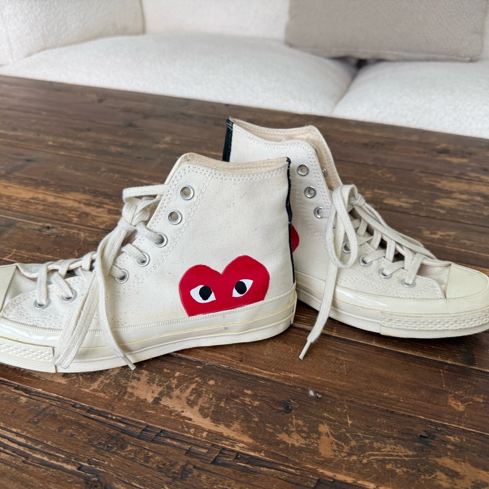 Comme de Garcons Converse WHITE
